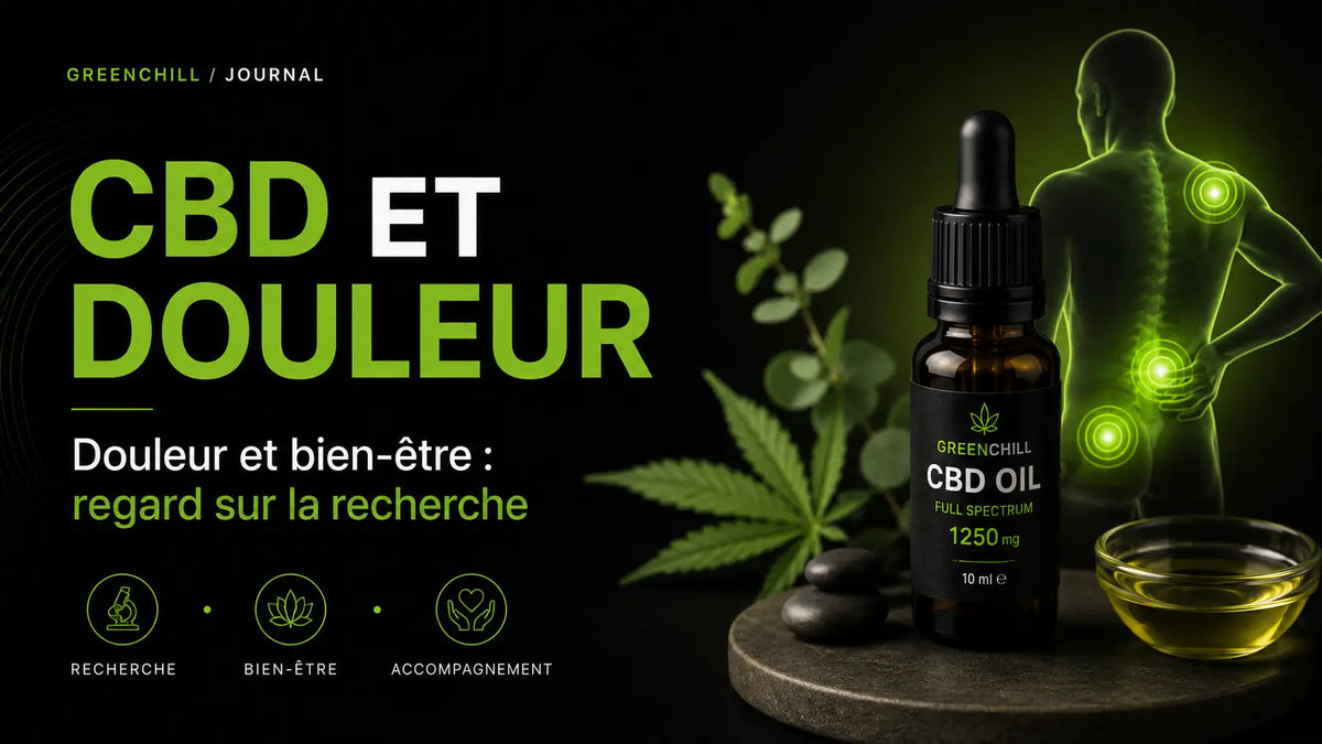 CBD et la Douleur : Une Alternative Naturelle 🤕 Greenchill SARL