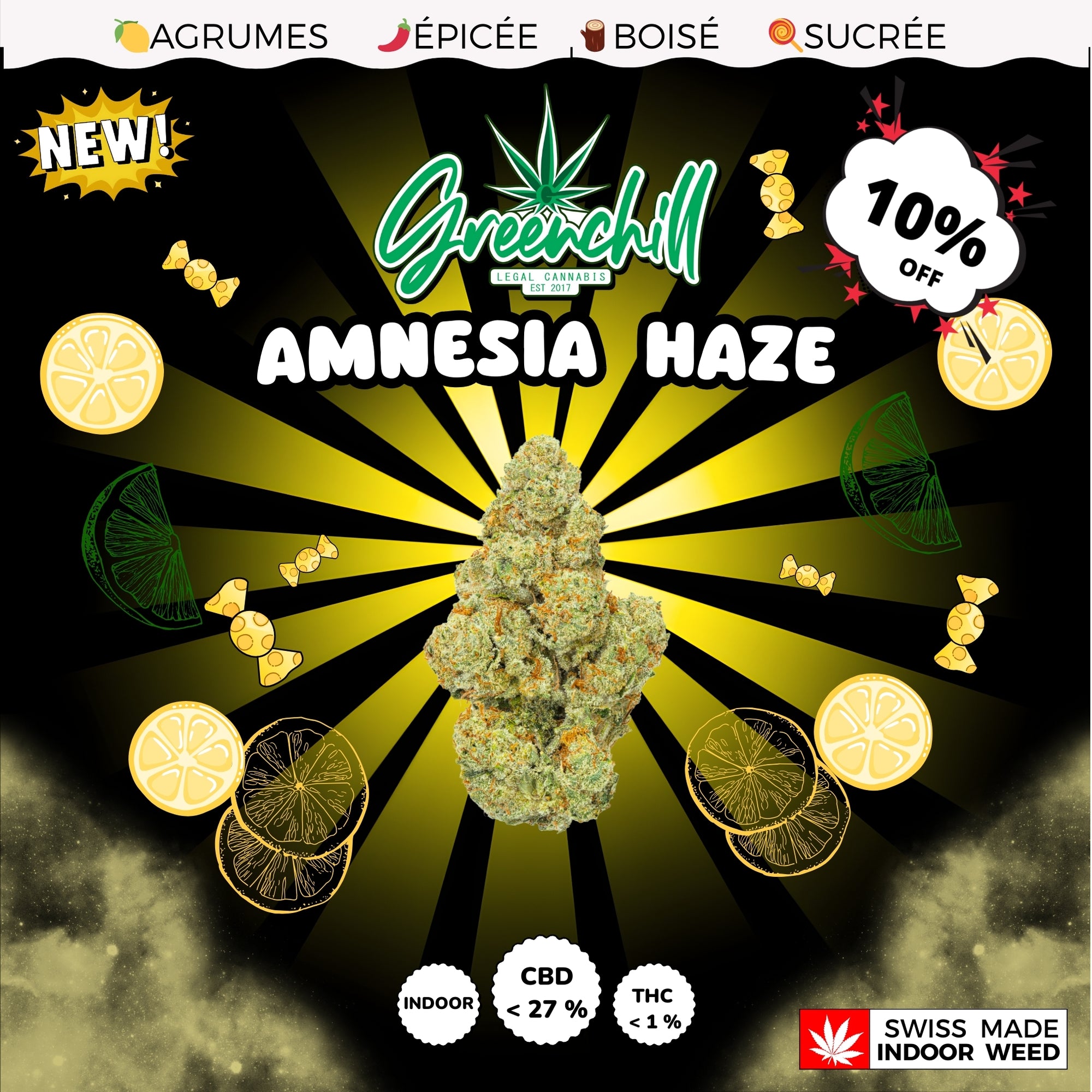 AMNESIA HAZE CBD INDOOR