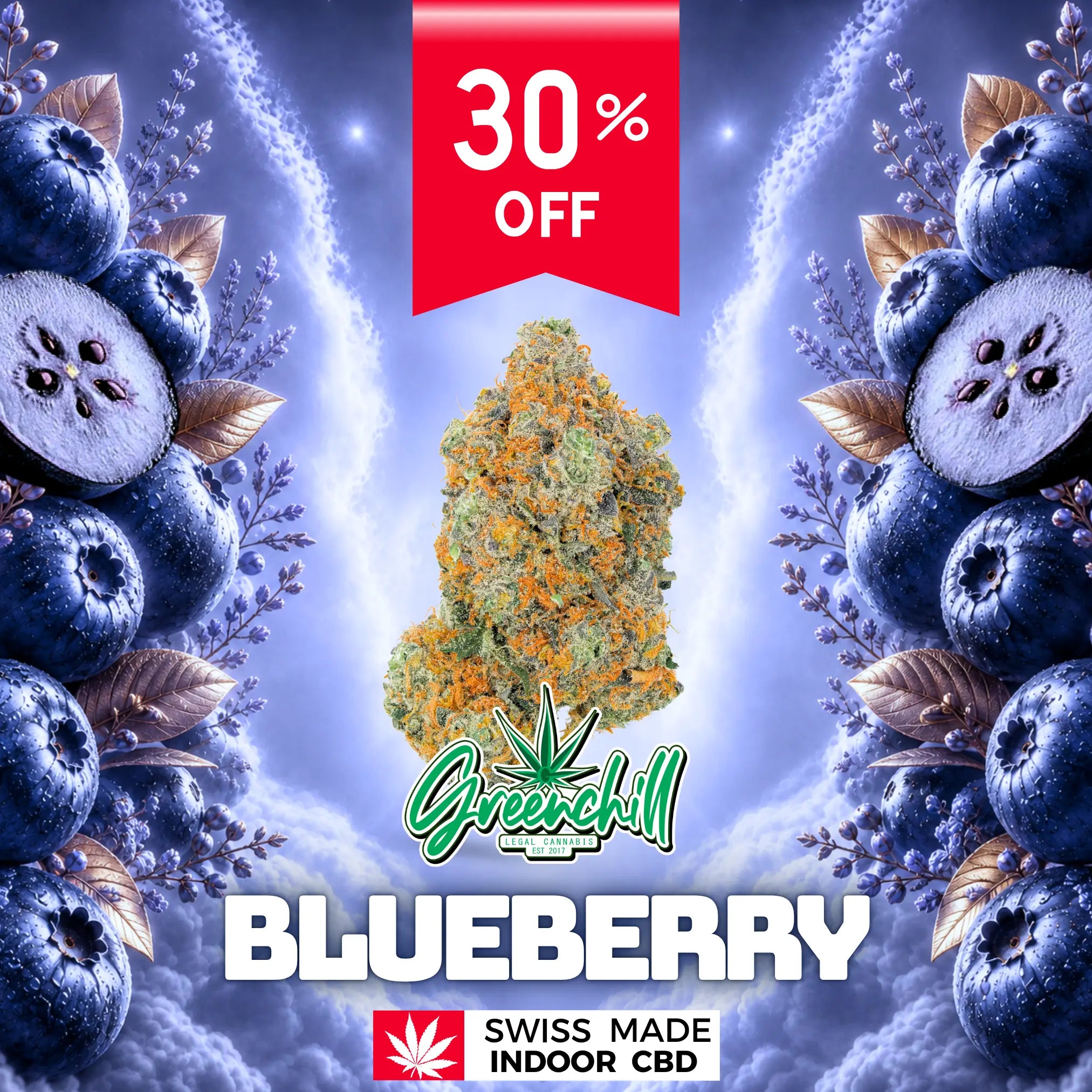 BLUEBERRY CBD INDOOR Greenchill SARL