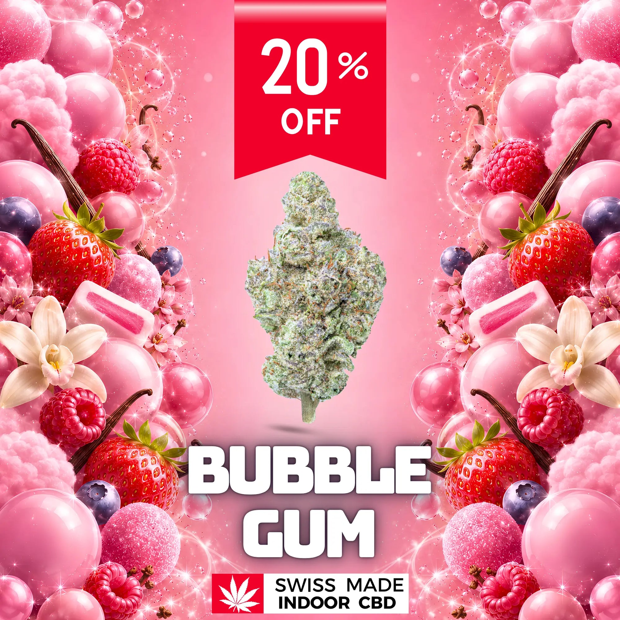 BUBBLE GUM INDOOR CBD Greenchill SARL