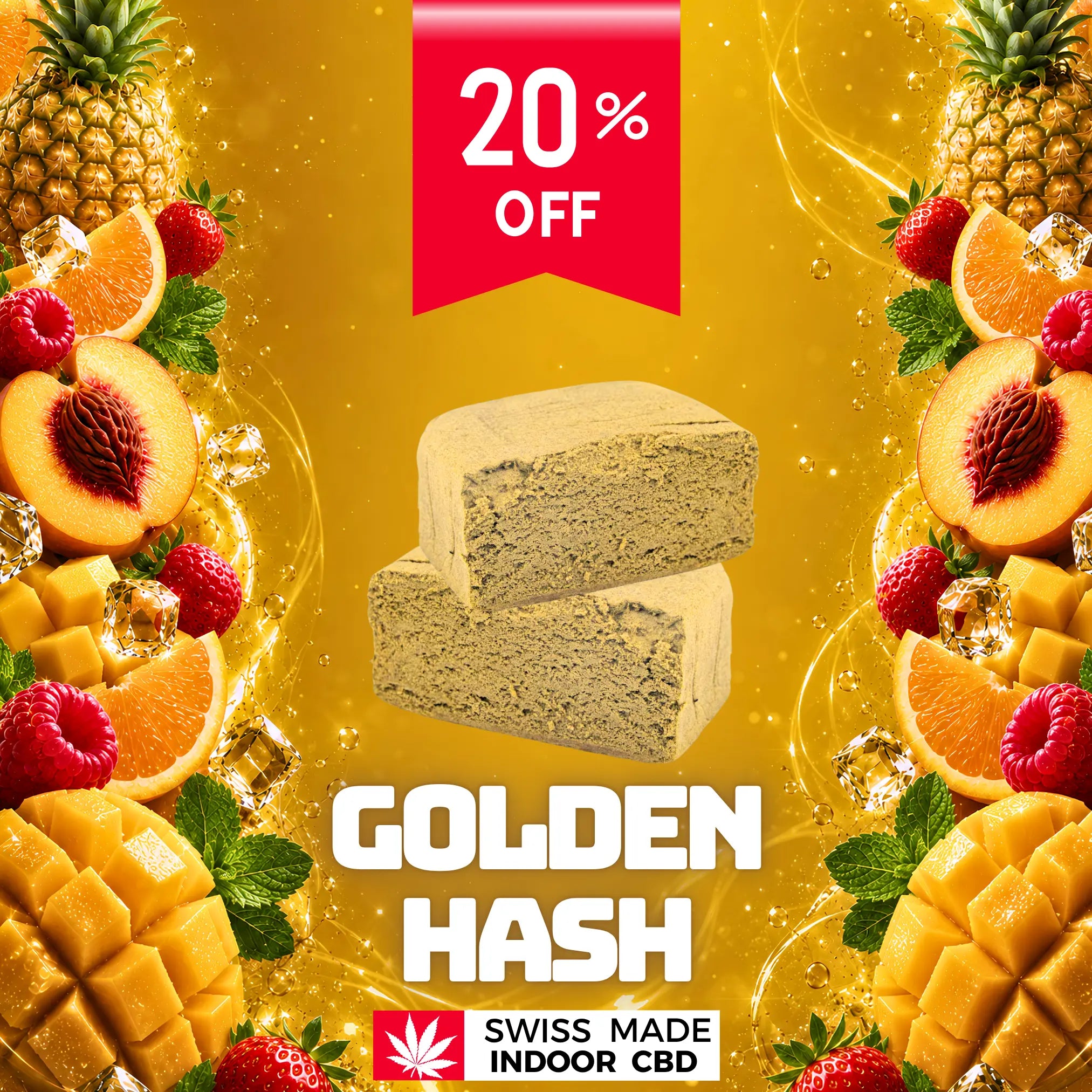 GOLDEN HASH INDOOR CBD Greenchill SARL