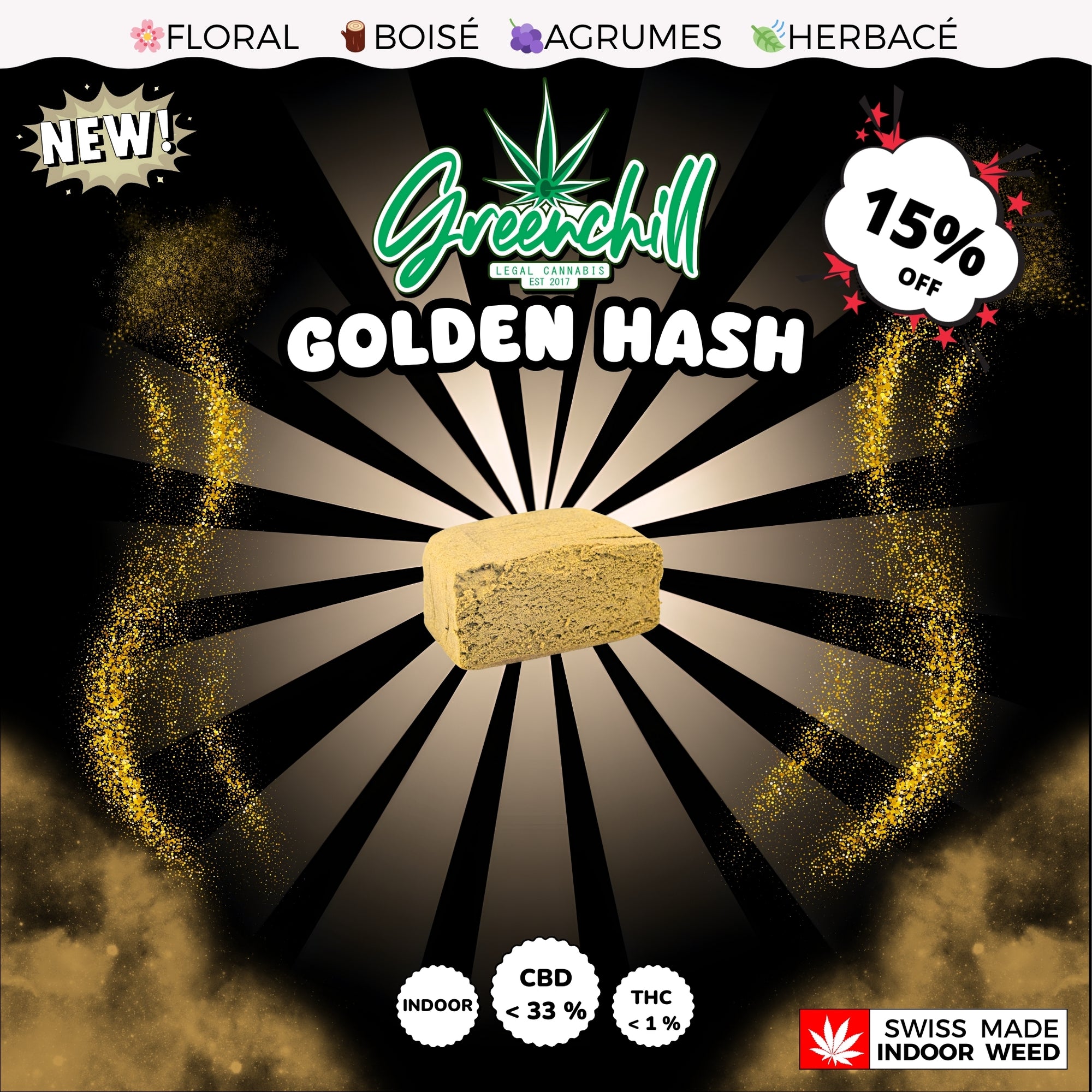 GOLDEN HASH INDOOR CBD