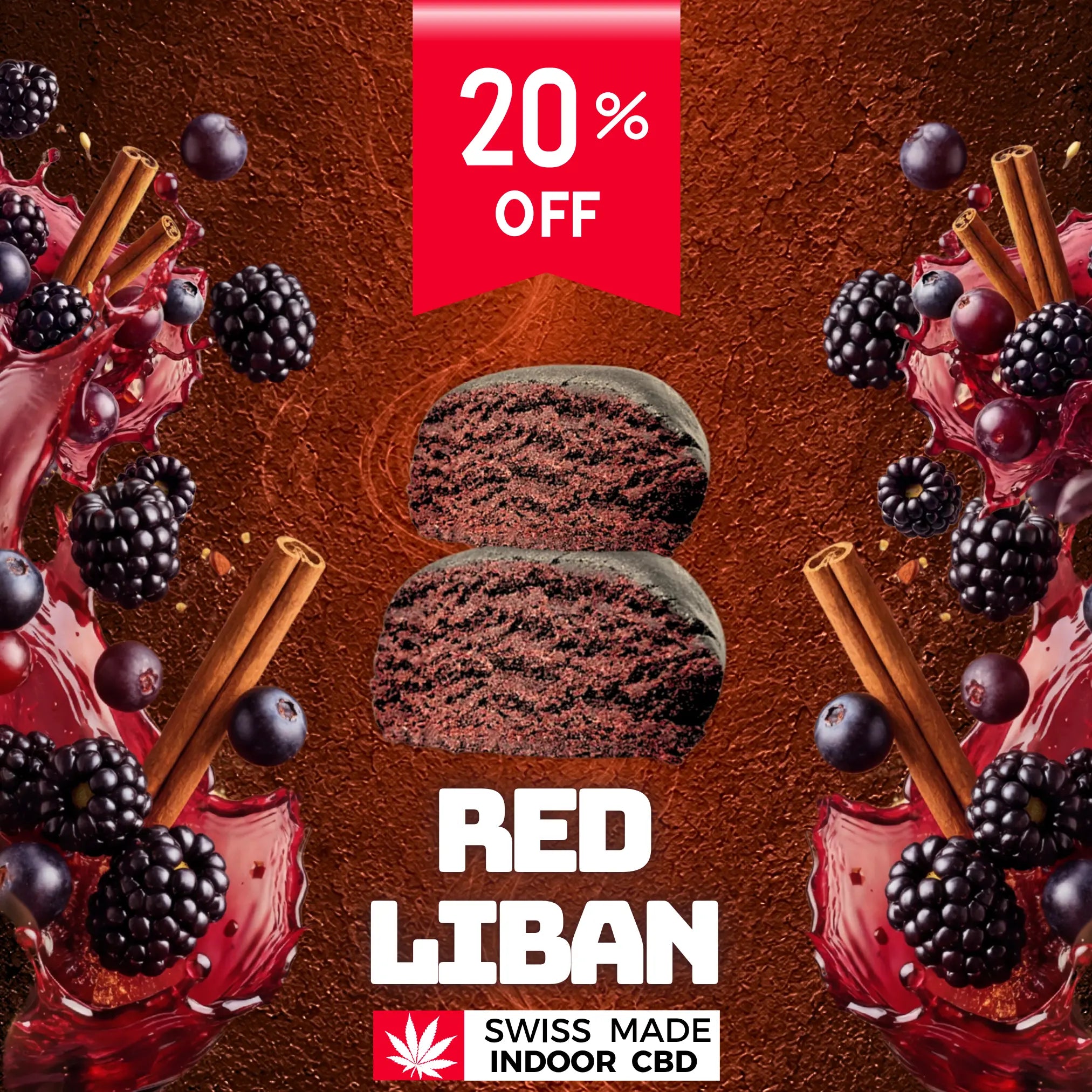 LIBANAIS ROUGE HASH CBD Greenchill SARL