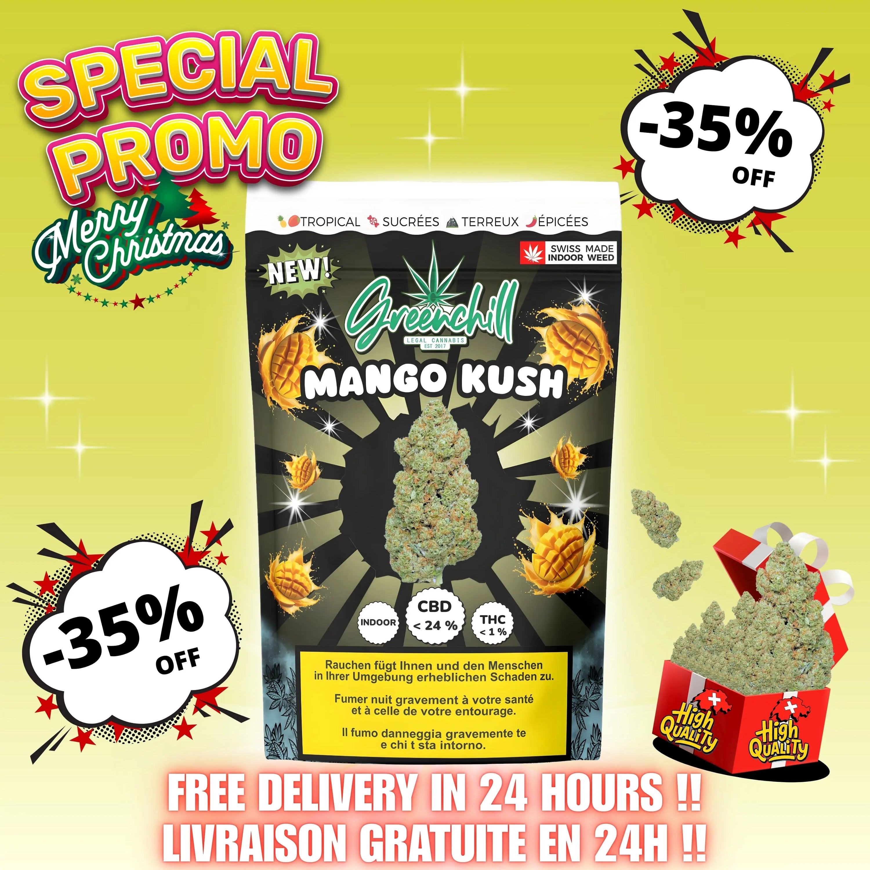 MANGO KUSH INDOOR CBD Greenchill SARL