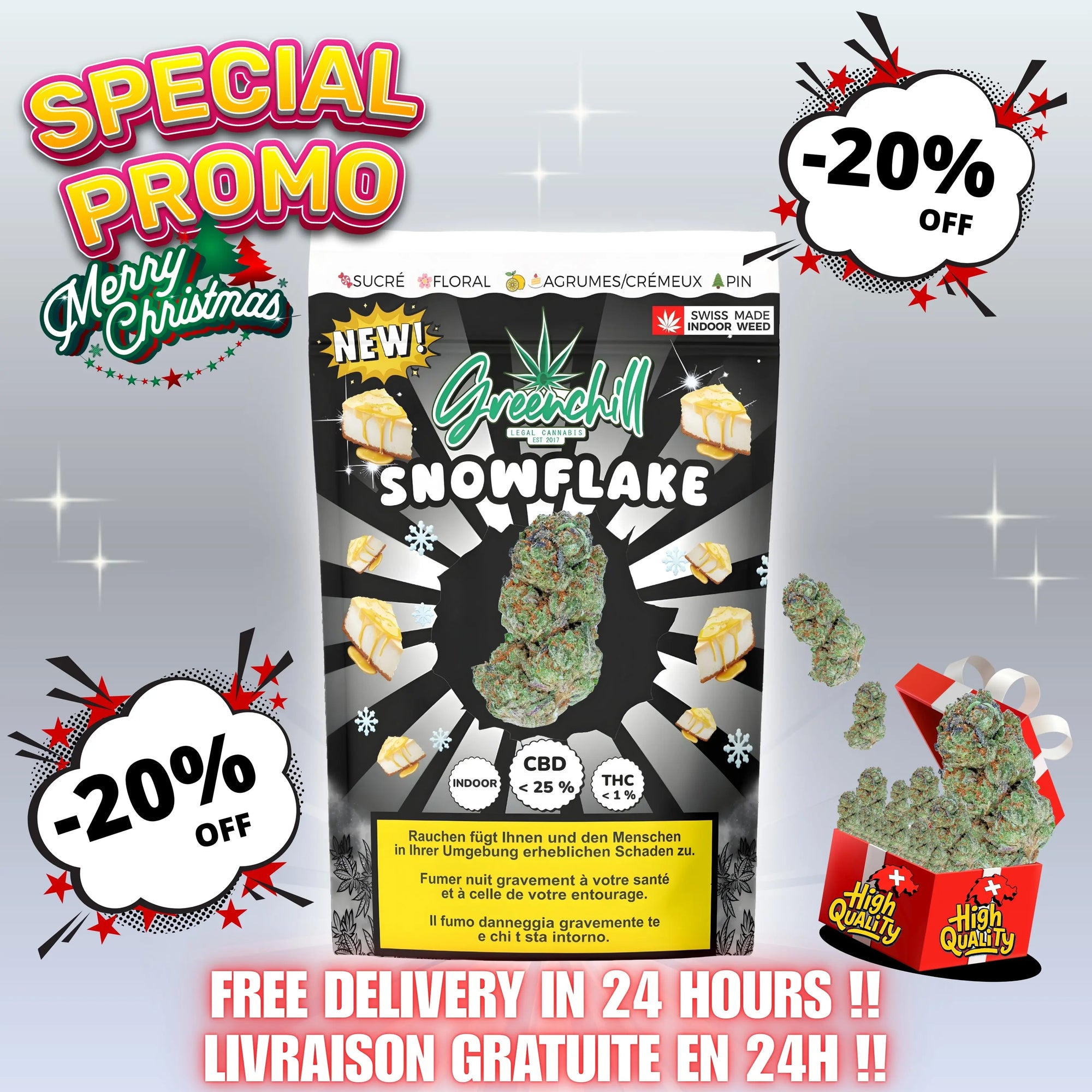 SNOWFLAKE CBD INDOOR Greenchill SARL