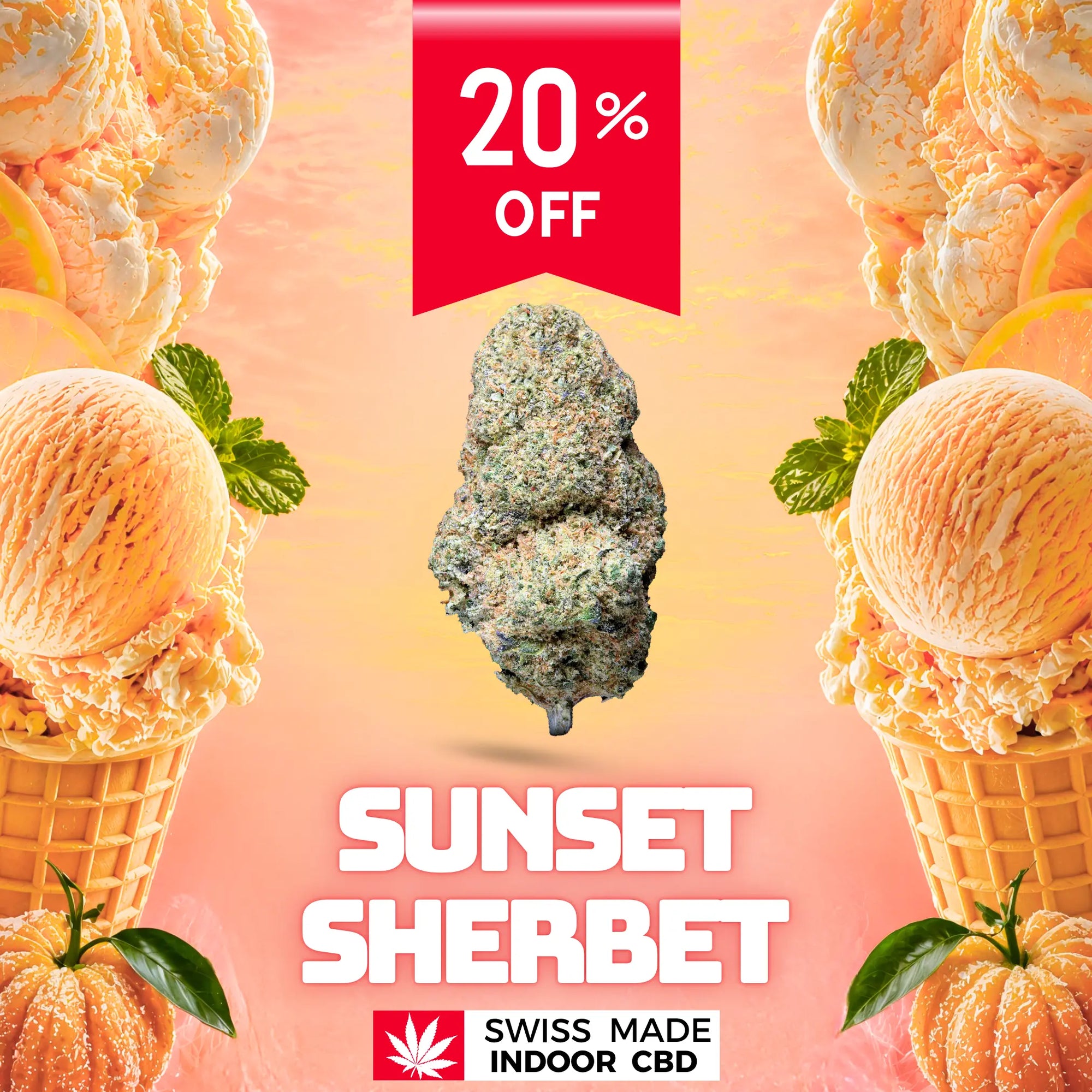 SUNSET SHERBET INDOOR CBD Greenchill SARL